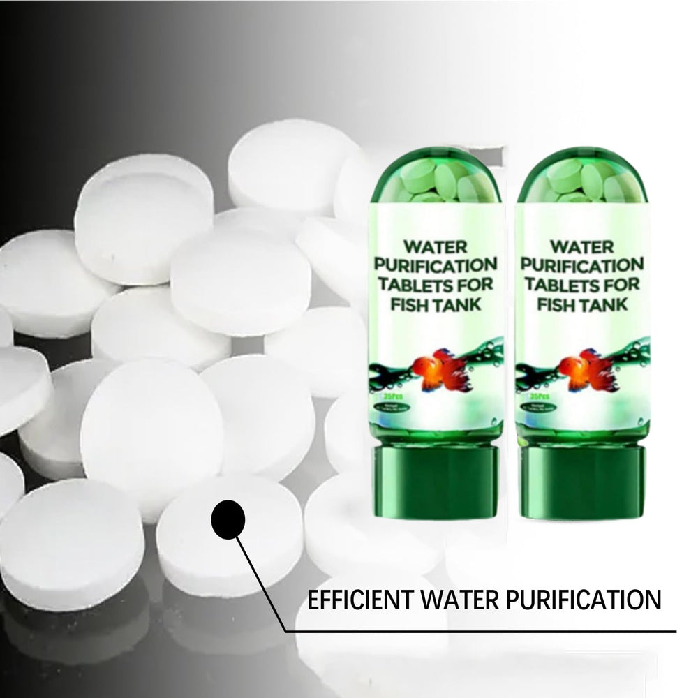 Utilisation facile avec Steriqotu tablettes purification eau aquarium.