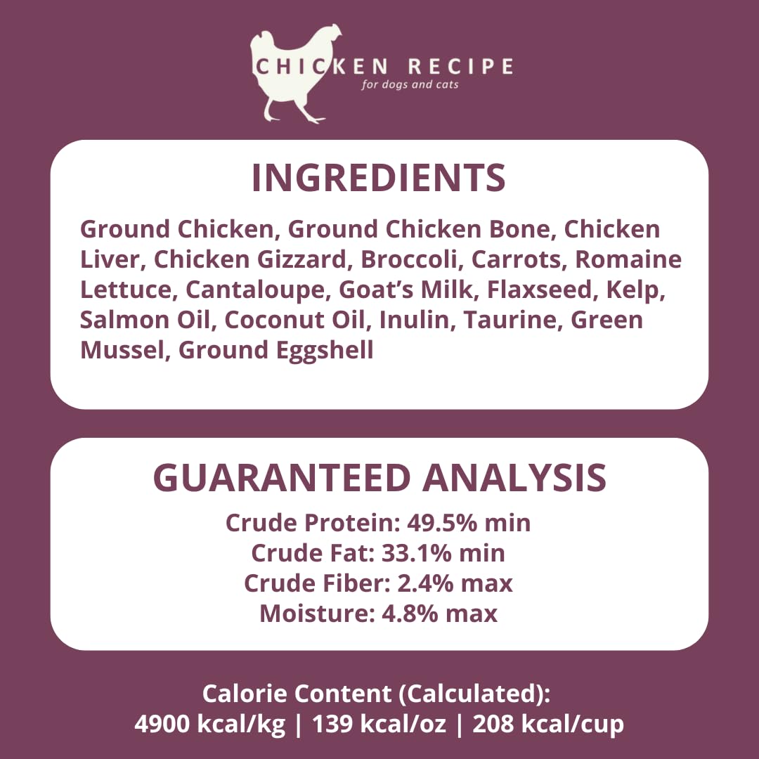 Ingrédients sans additifs dans Steve's Real Food Nuggets poulet.