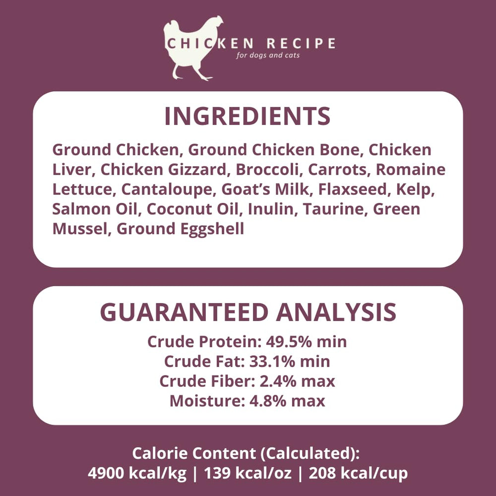 Ingrédients sans additifs dans Steve's Real Food Nuggets poulet.