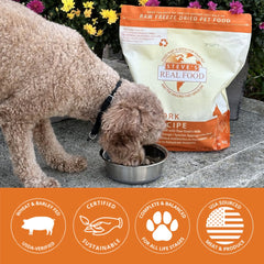 Steve's Real Food Nuggets porc arôme appetissant stimule l'appetit des chiens et chats