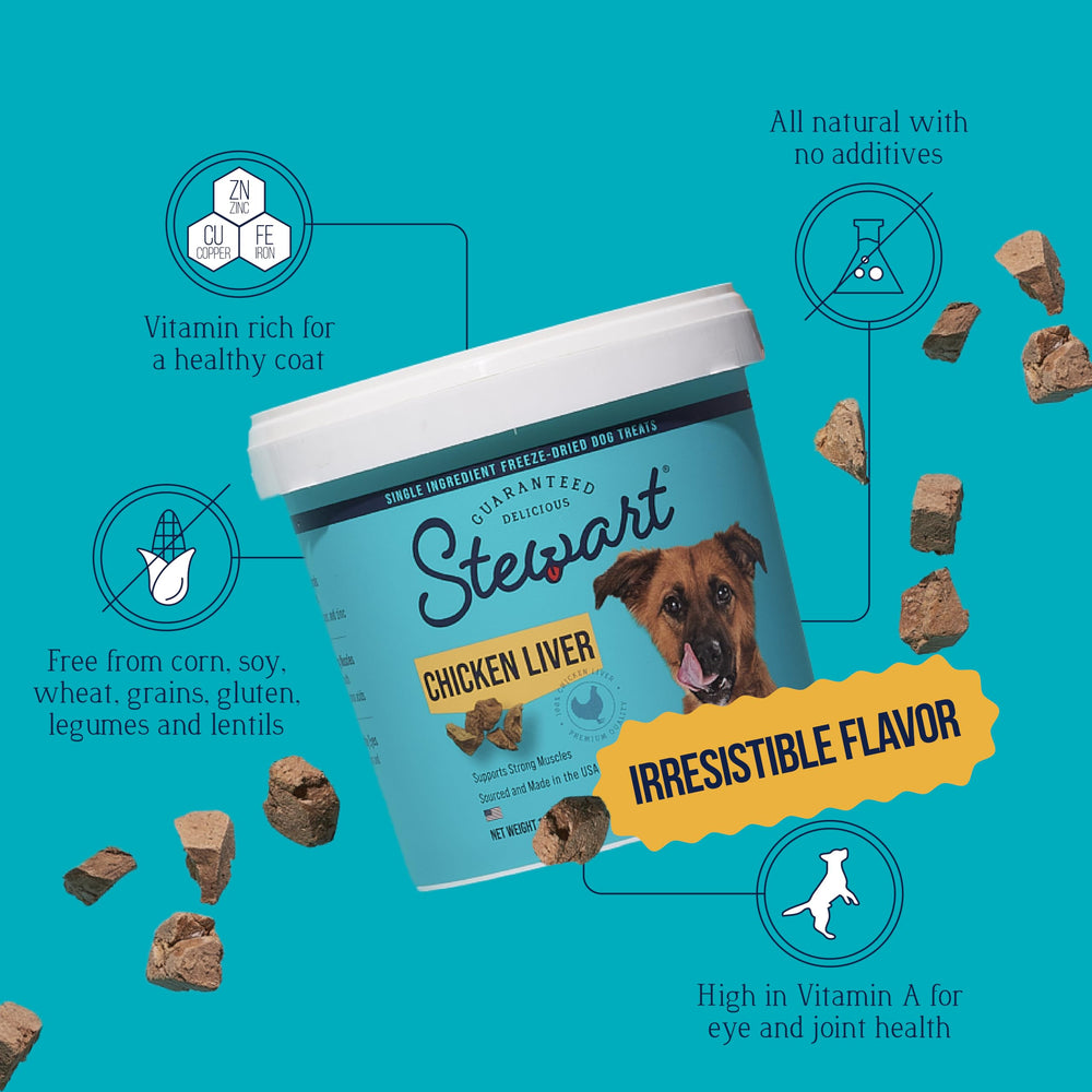 Stewart friandises pour entraînement chien, à emporter partout lors des sessions.