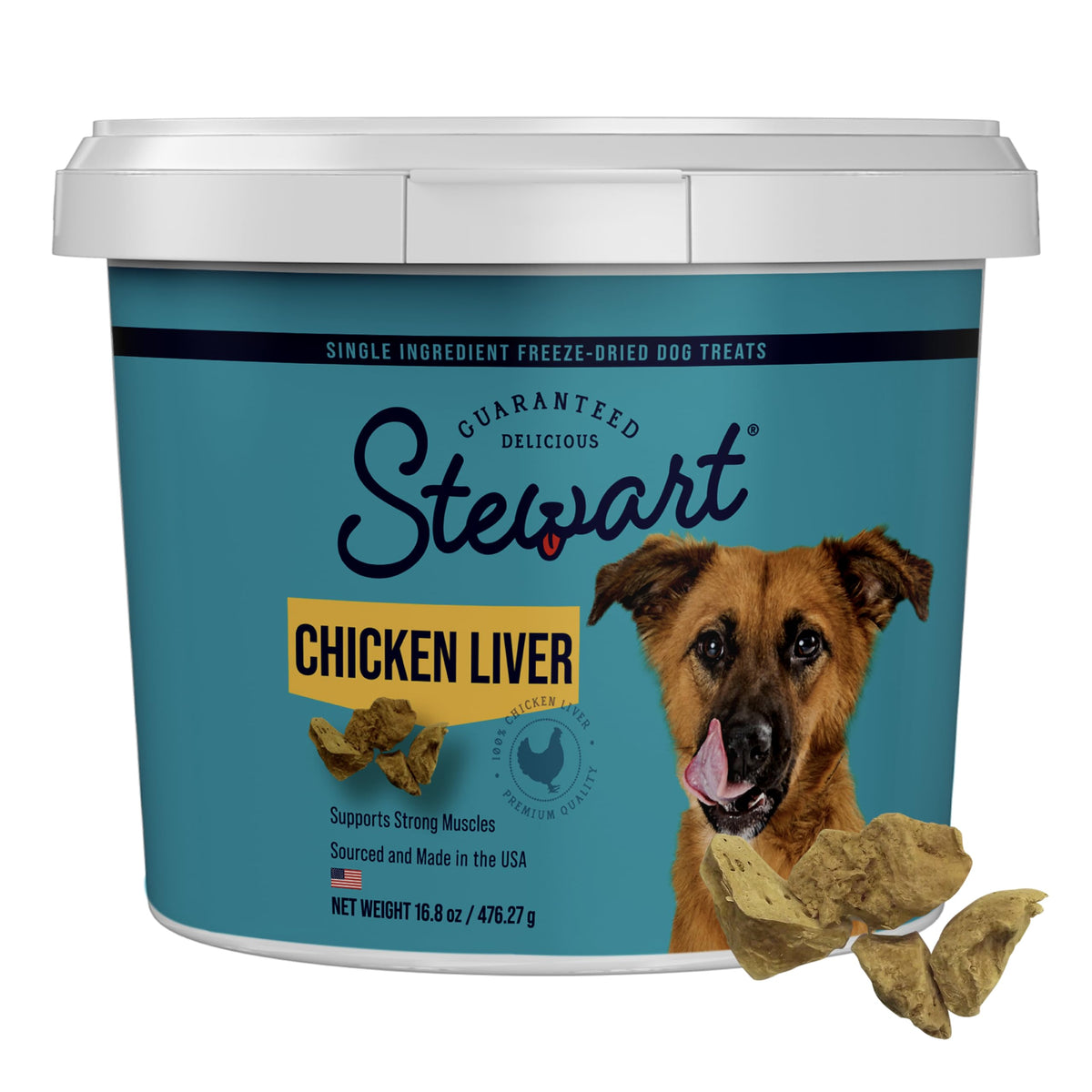 Stewart foie de poulet en tub 16,8 oz prêt à l'entraînement et récompense