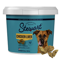 Stewart foie de poulet en tub 16,8 oz prêt à l'entraînement et récompense