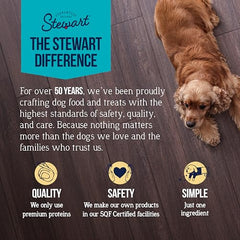Stewart morceaux-poitrine-poulet-seche: collation naturelle à haute protéine pour les repas.