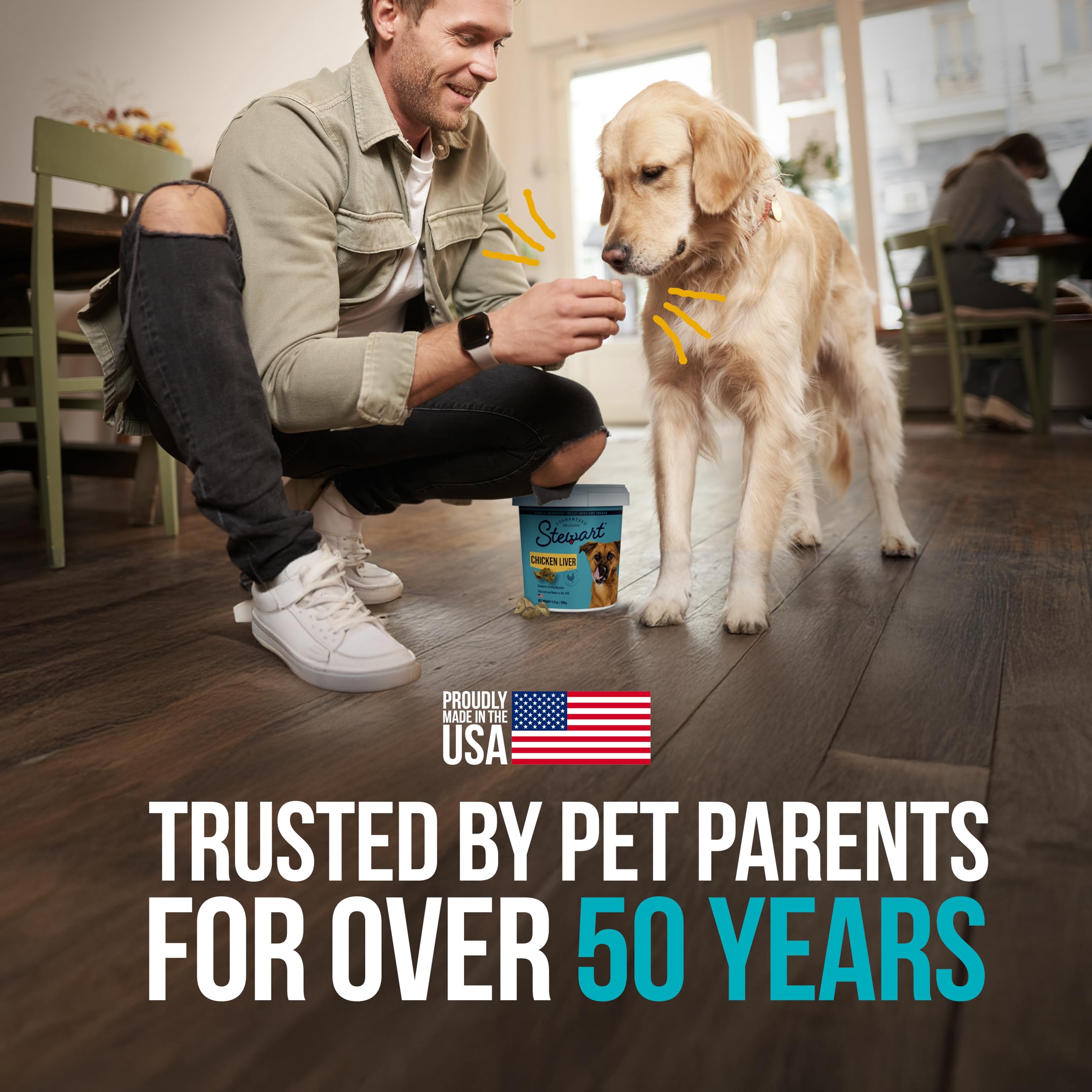 Topper repas Stewart pour chiens, ajout de protéine sans artificiels.