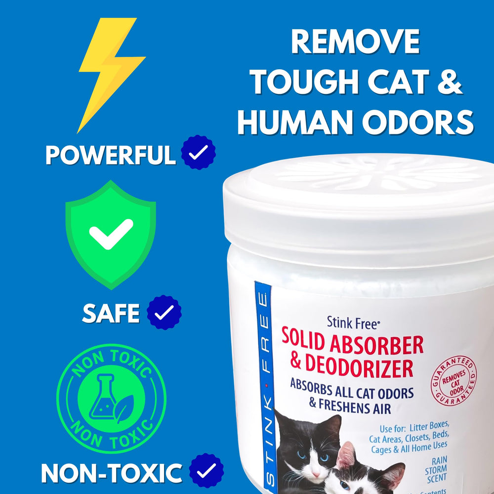 Stink Free Chat Solide Absorption Odeurs Cuisine neutralise les odeurs tenaces.