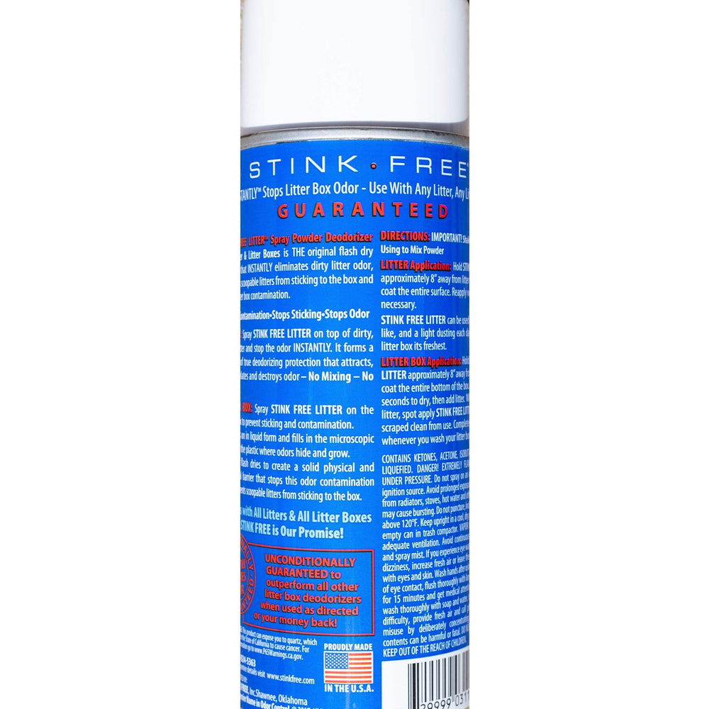 Stink Free sécurité: produit non toxique pour animaux et personnes.
