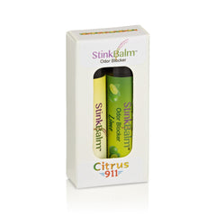 StinkBalm Citrus 911 bouteille pratique pour neutraliser les odeurs au quotidien.