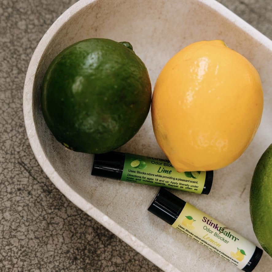StinkBalm Citrus 911 format voyage pour les trajets.