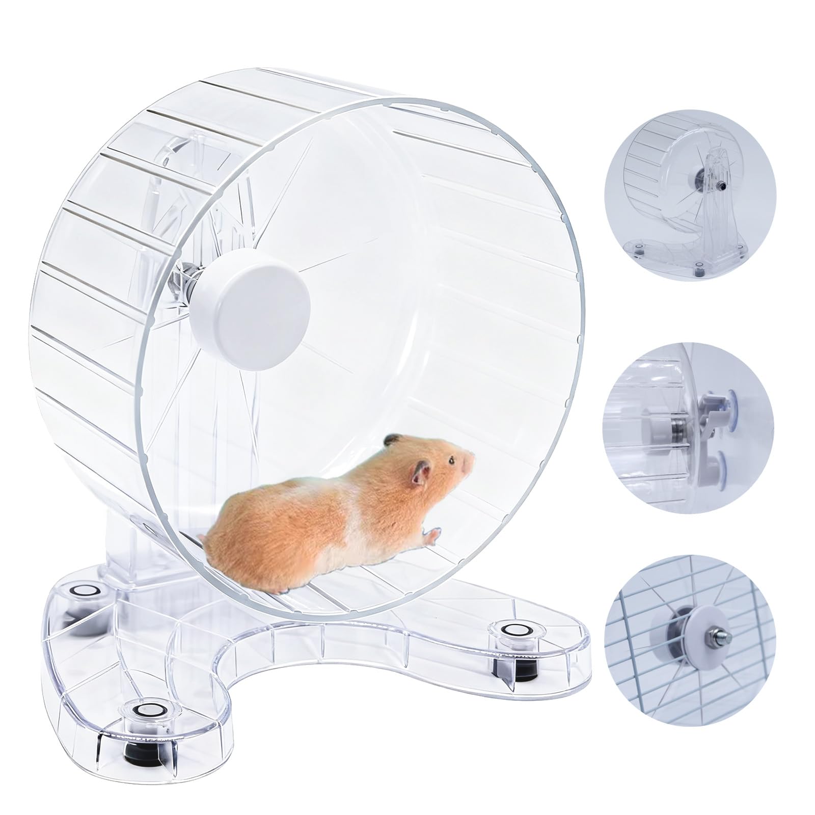 Roue Stinzgie silencieuse 6,5 pouces en action, activité nocturne sans bruit.