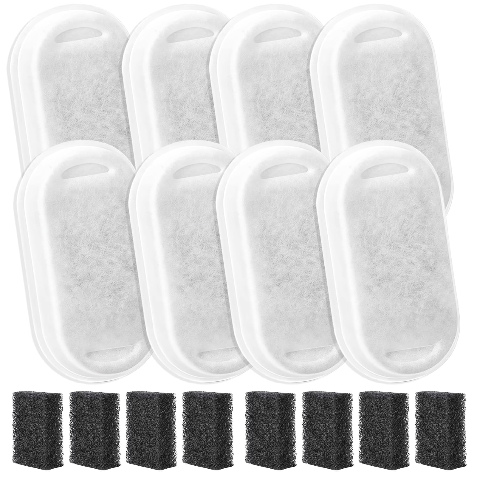 Stitokg filtre eau chat huit-pack offre une hydratation fiable.