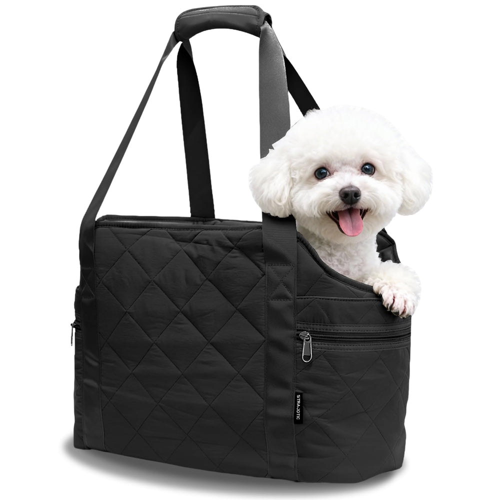 SAC STRAODTIC porte-chien léger, idéal pour déplacements quotidiens avec petits chiens jusqu’à 15 lb.