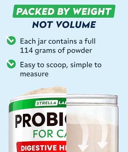 StrellaLab Poudre Probiotique — convient à tous les âges et races.