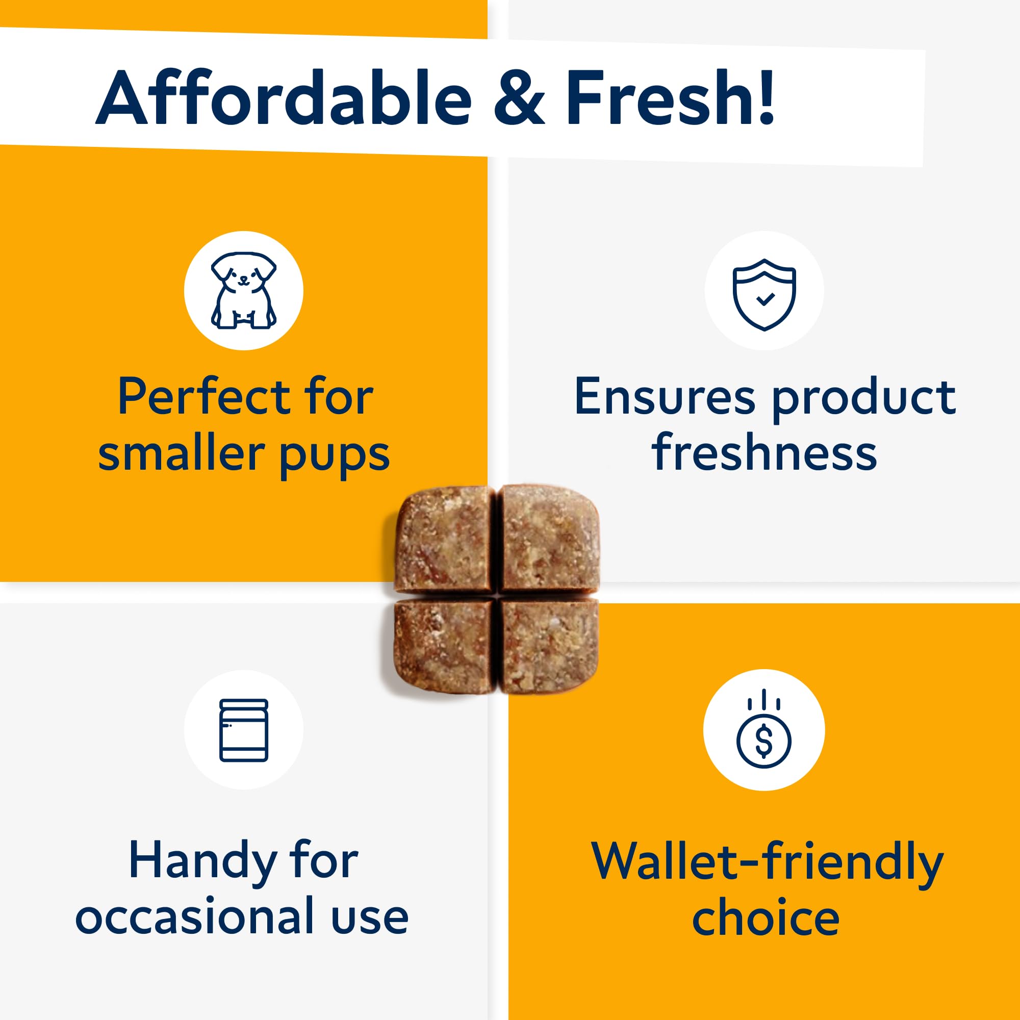 Friandises STRELLALAB adaptées aux chiots et chiens adultes, utilisation quotidienne.