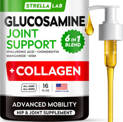 STRELLALAB glucosamine liquide pour chien — équilibre articulaire et mobilité.