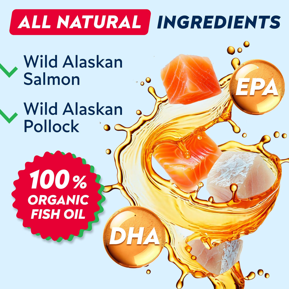 STRELLALAB Huile Poisson - peau et poil brillants grâce aux oméga-3.
