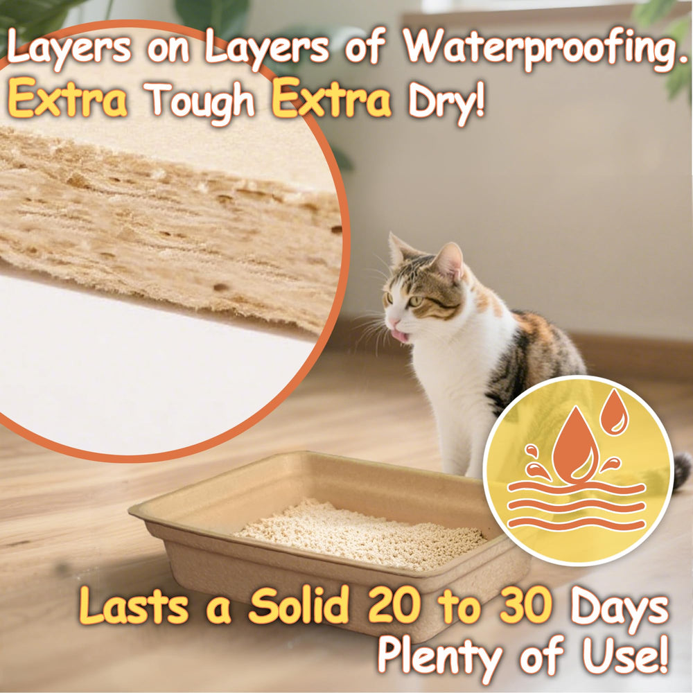 Strenthychosing litiere jetable extra-large adapte aux chats adultes