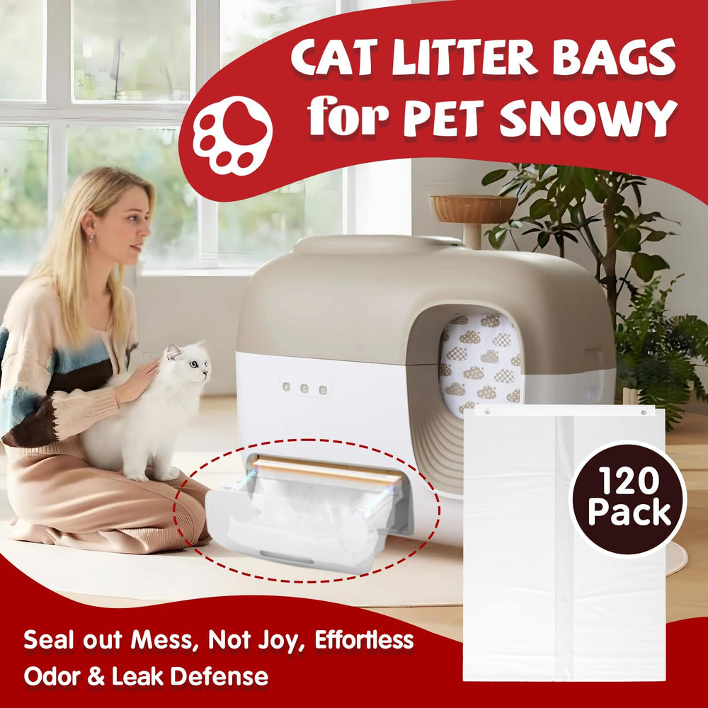 Sacs Petsnowy StreytoTek en plastique épais pour durabilité.