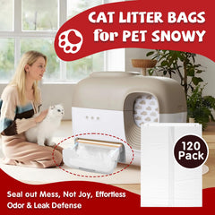 Sacs Petsnowy StreytoTek en plastique épais pour durabilité.