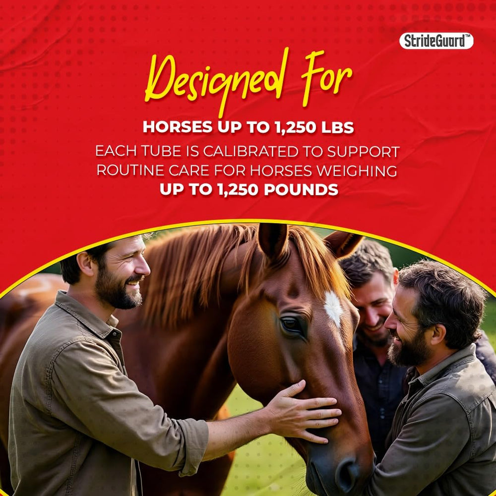 StrideGuard emballage Lot-1, traitement unique pour un cheval.