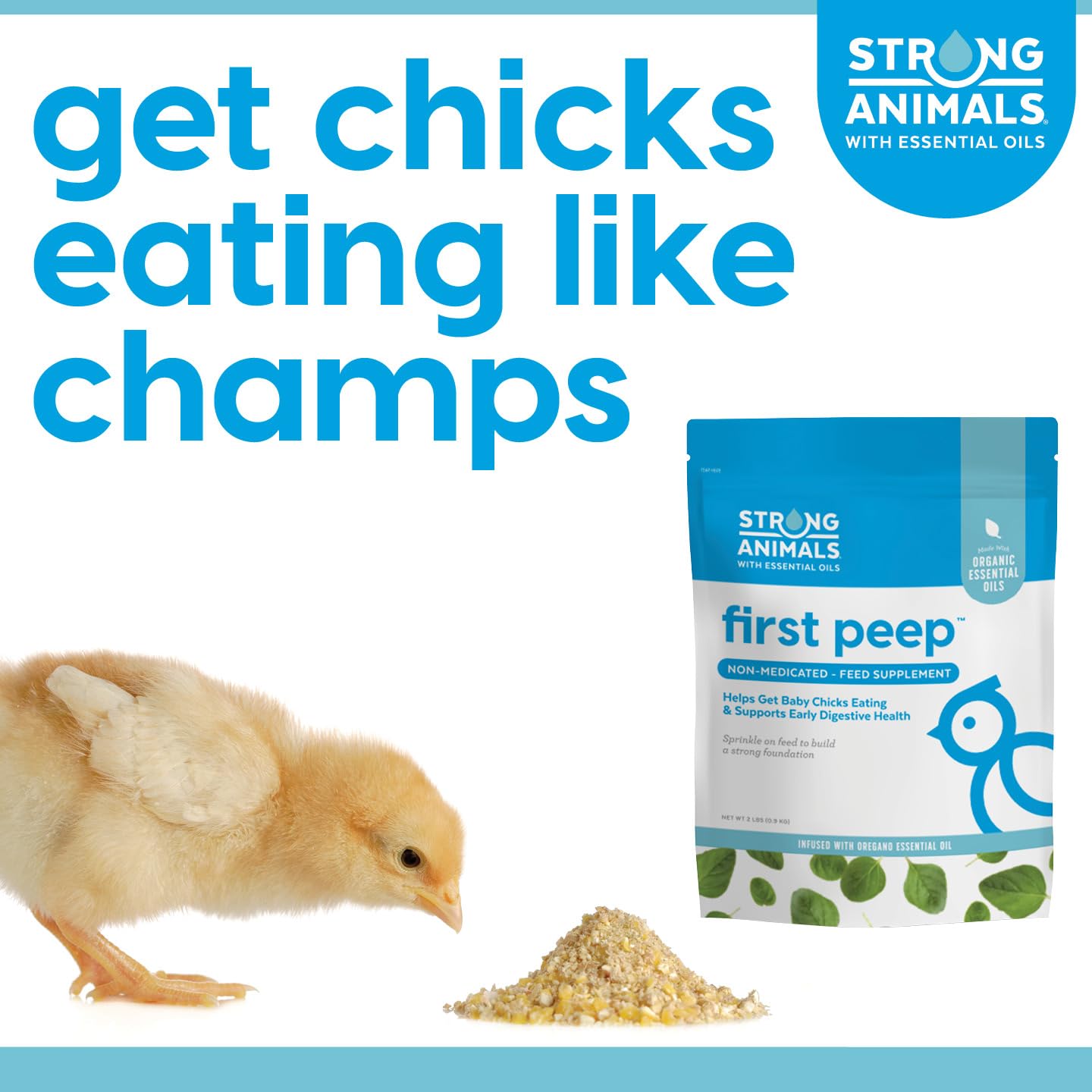 Strong Animals First Peep – Fermeture a glissiere pratique pour garder la fraîcheur.