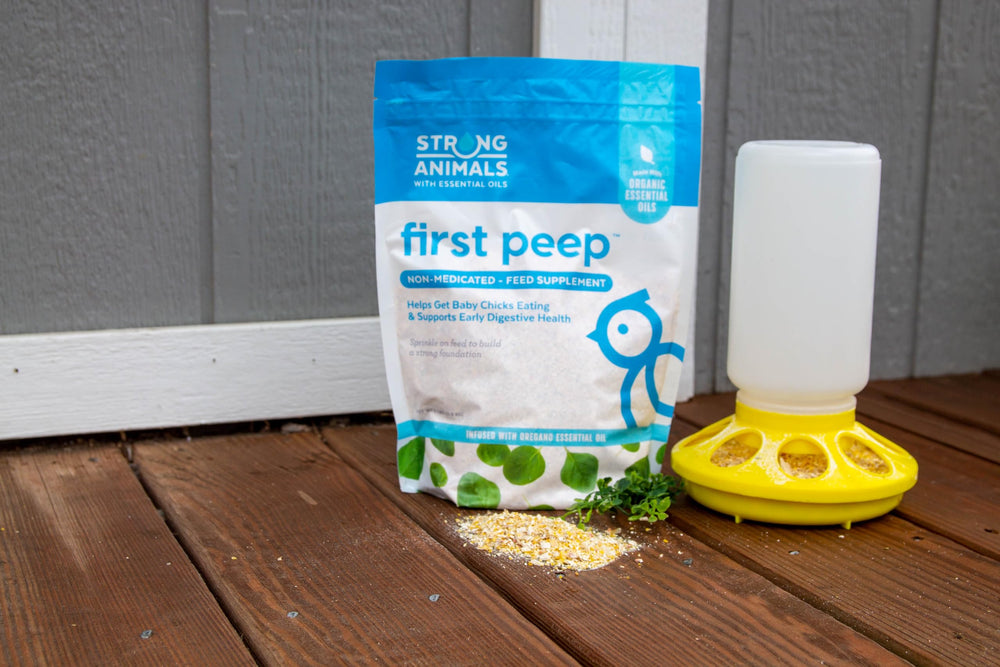 Strong Animals First Peep – Prébiotiques soutenant potentiellement l'équilibre intestinal.