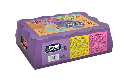 Strongheart boîtes 375g boeuf: saveur riche pour repas équilibrés.