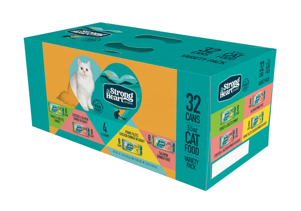 Strongheart nourriture humide chat poulet pate – variété gourmande pour stimuler l'appétit