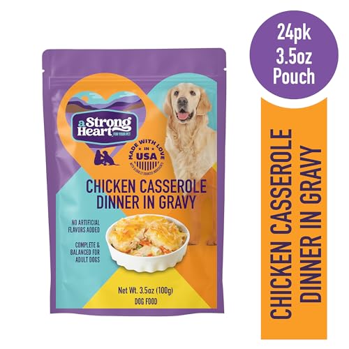 Strongheart sachets poulet sauce onctueuse – texture riche et appétit renforcé.