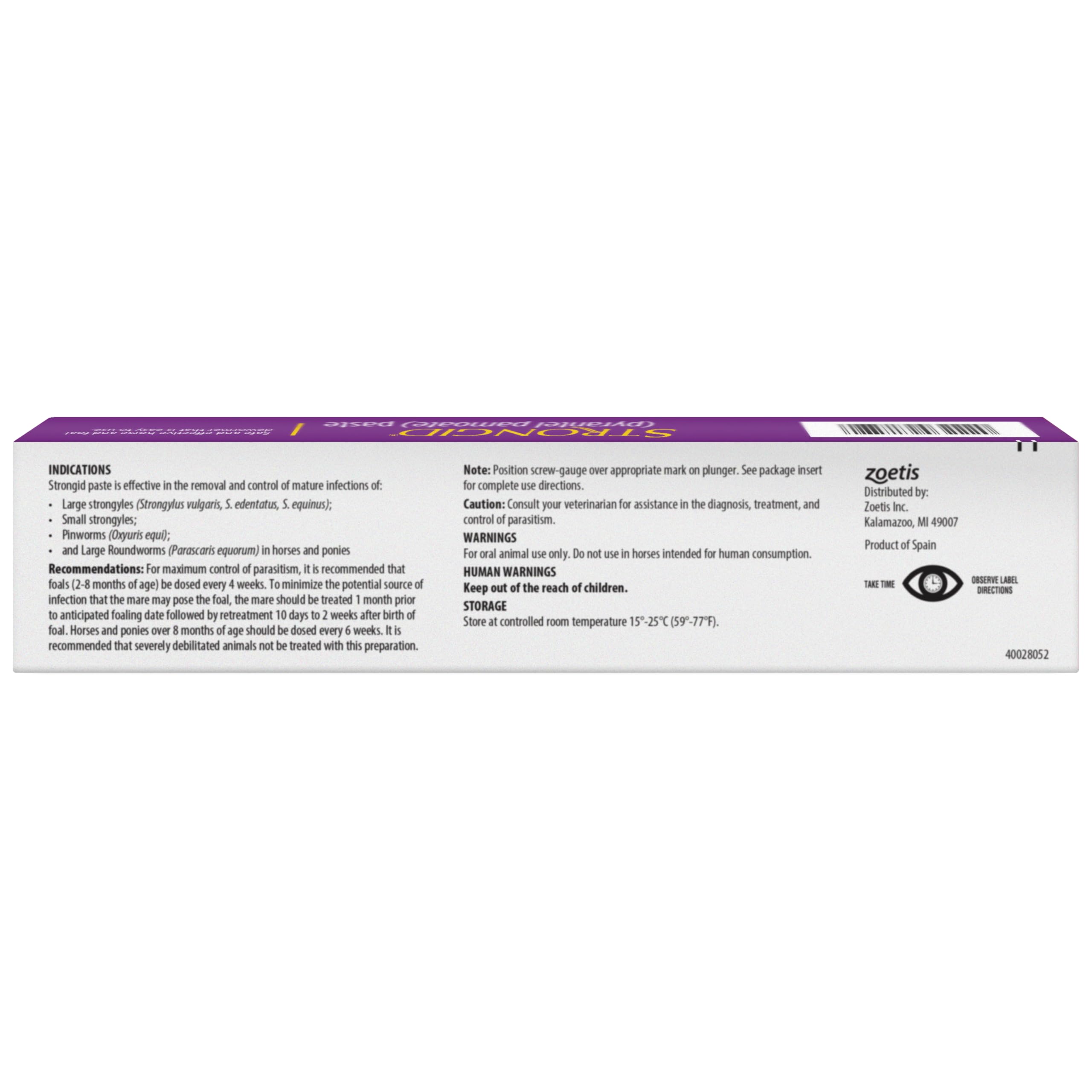 Strongid Paste: application-orale-pratique — administration quotidienne sans effort.