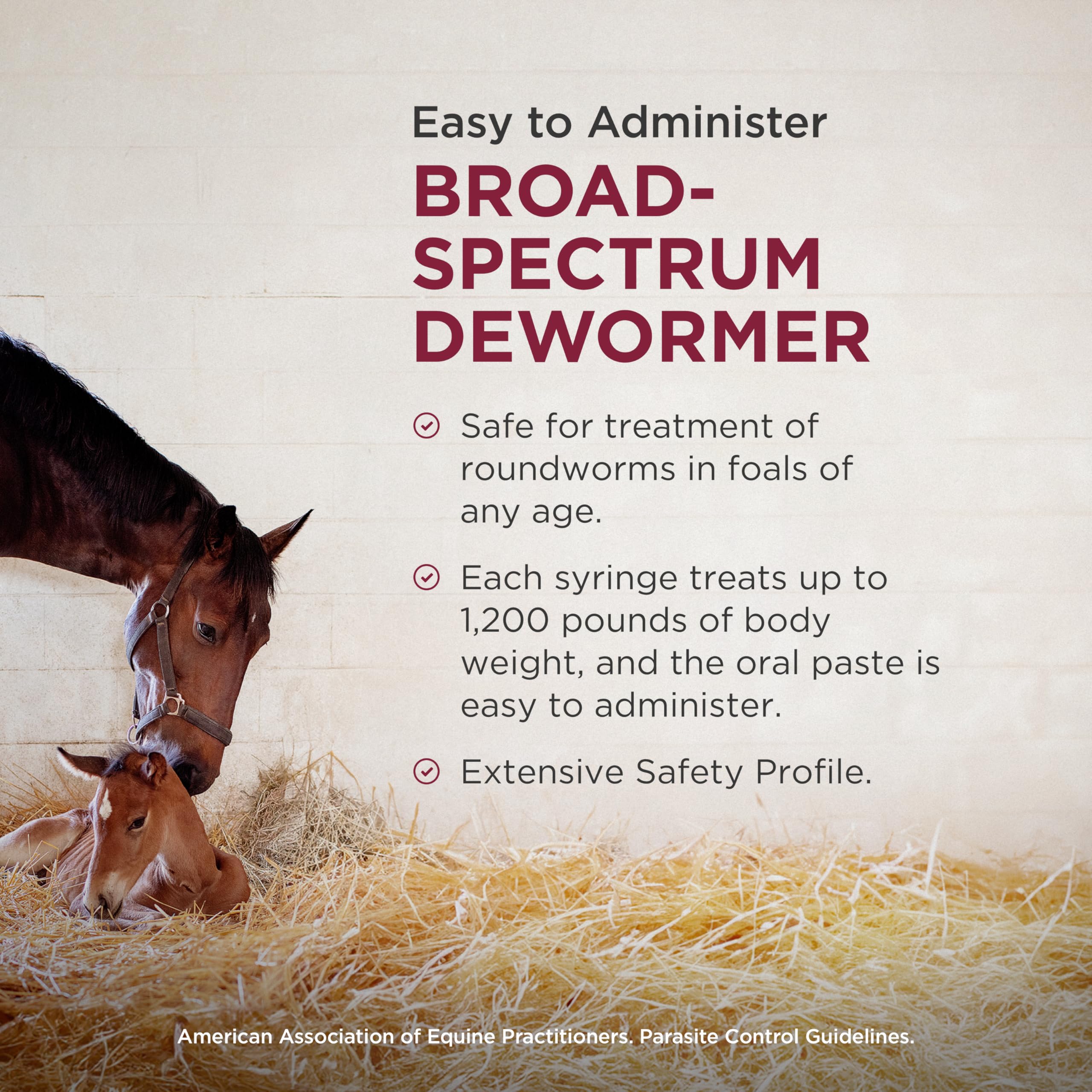 Strongid Paste: controle-des-parasites-interieurs-chevaux — couverture large et efficace.