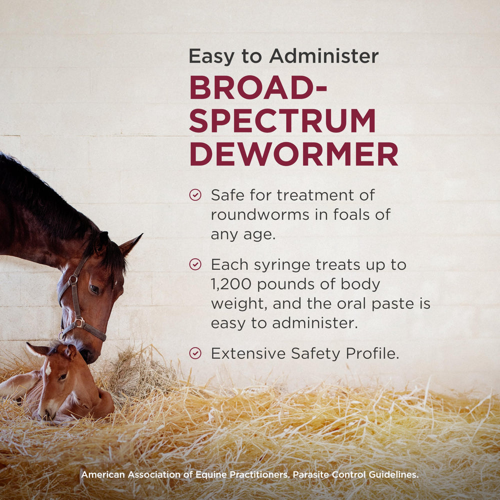 Strongid Paste: controle-des-parasites-interieurs-chevaux — couverture large et efficace.