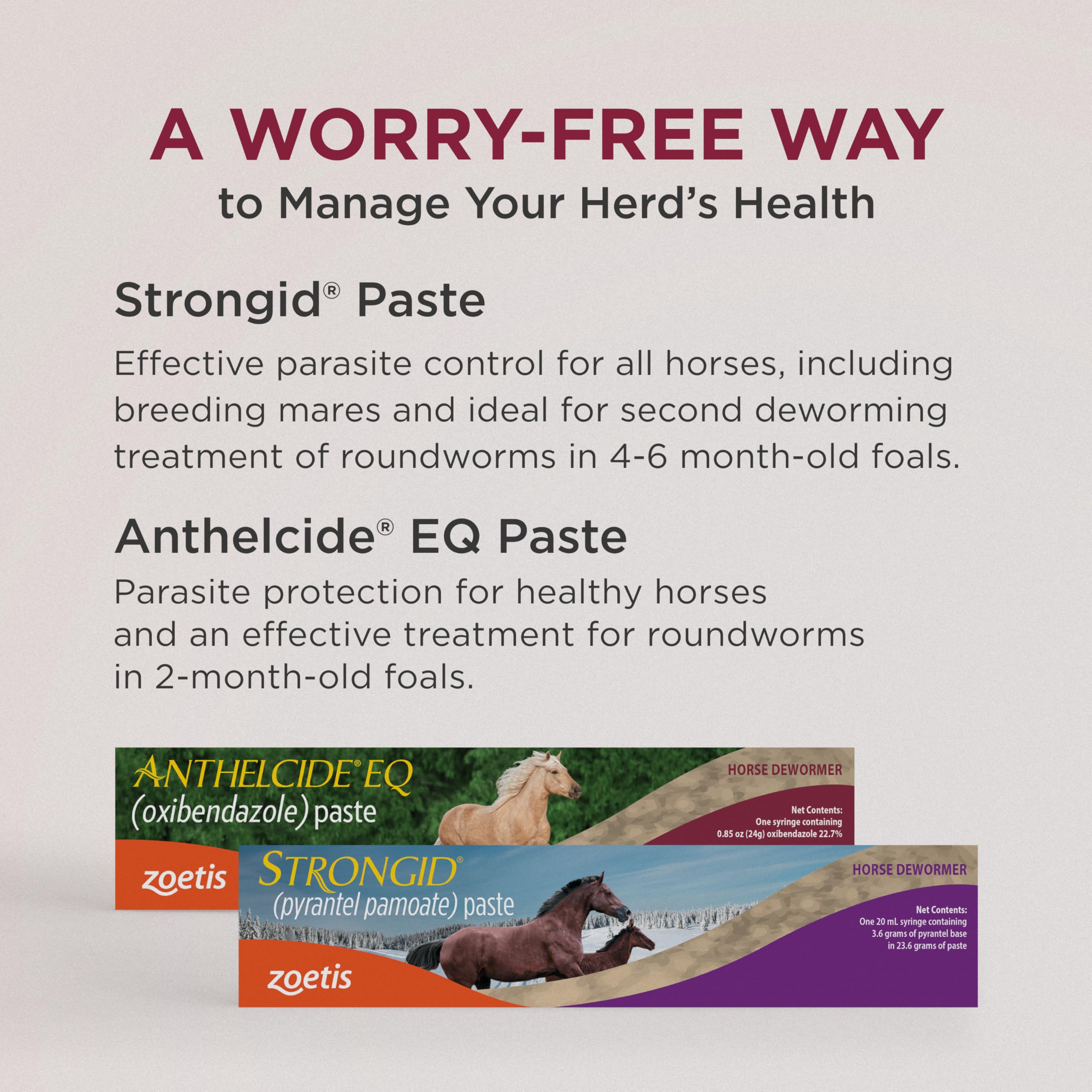 Strongid Paste: traitement-differents-parasites — contre vers et parasites internes.