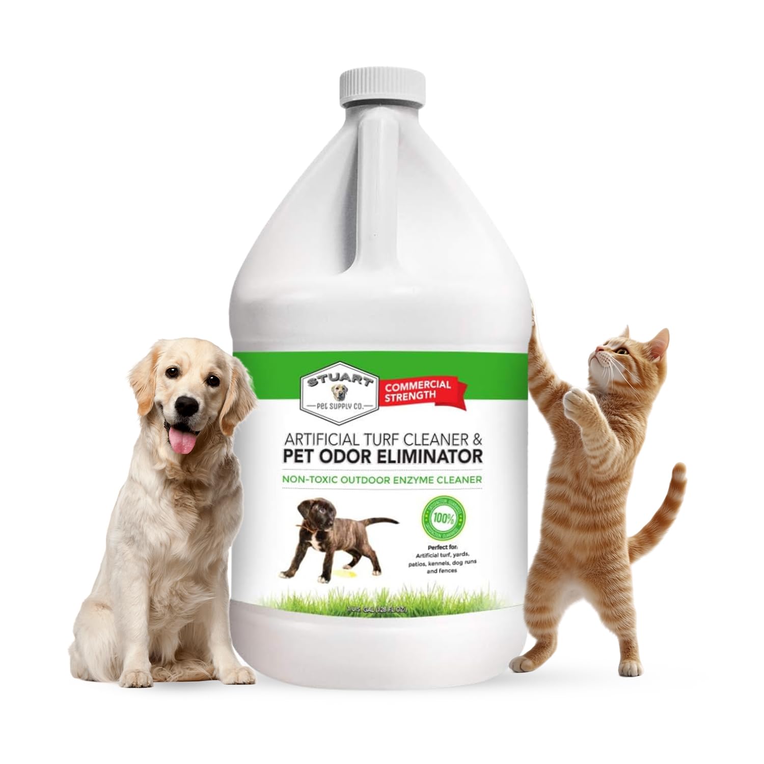 Stuart Pet Supply Nettoyant gazon artificiel éliminant odeurs et taches