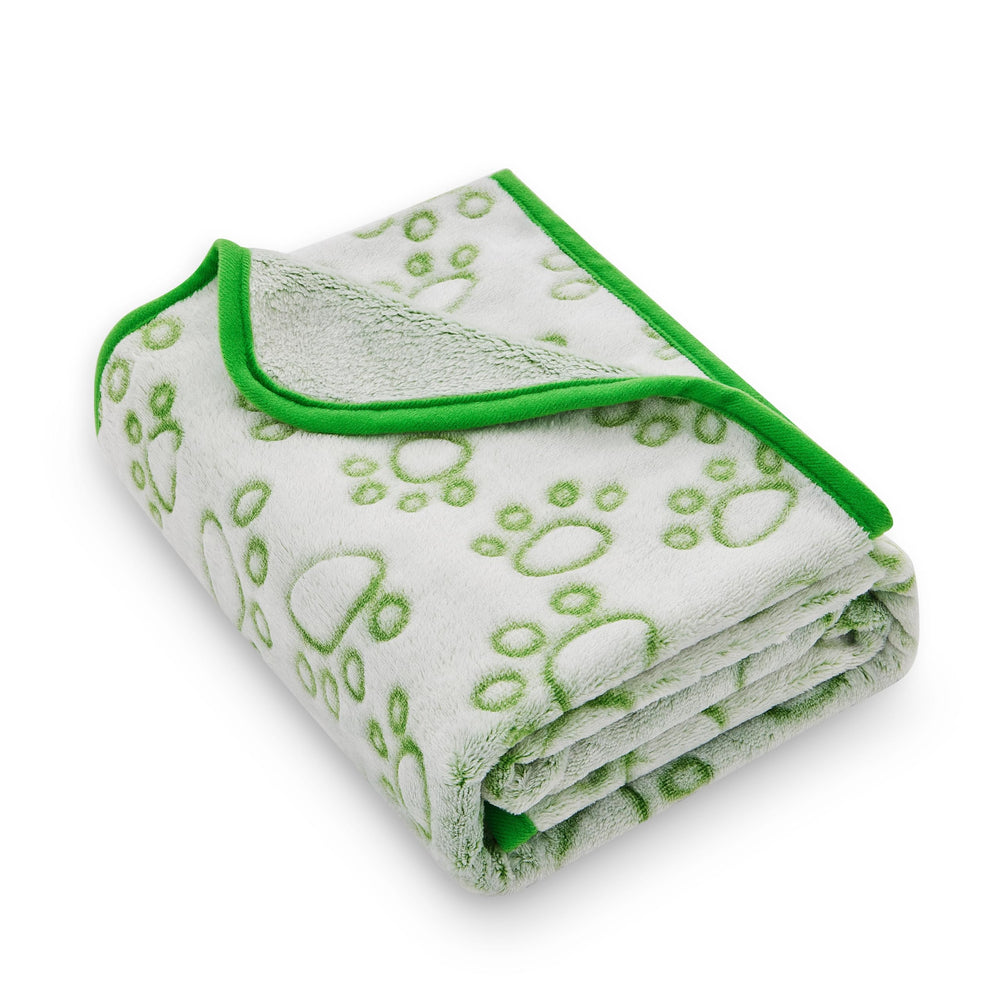Stuffed couverture chien verte polyvalente, convient pour couchage et jouet pour chiots.