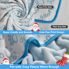 Texture flanelle chaude Stuffed bleu pour siestes confortables