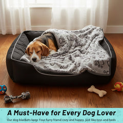 Couverture Stuffed grand format 43x66 cm pour chien moyen