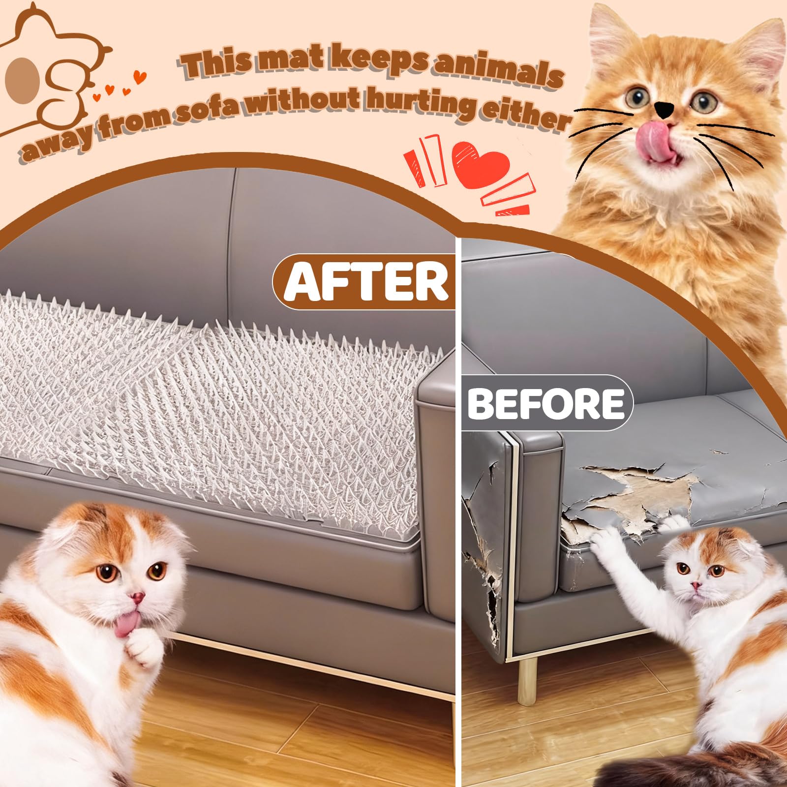StyEdEk-tapis-dissuasion-chat-jardin: utile contre les animaux dans le jardin.