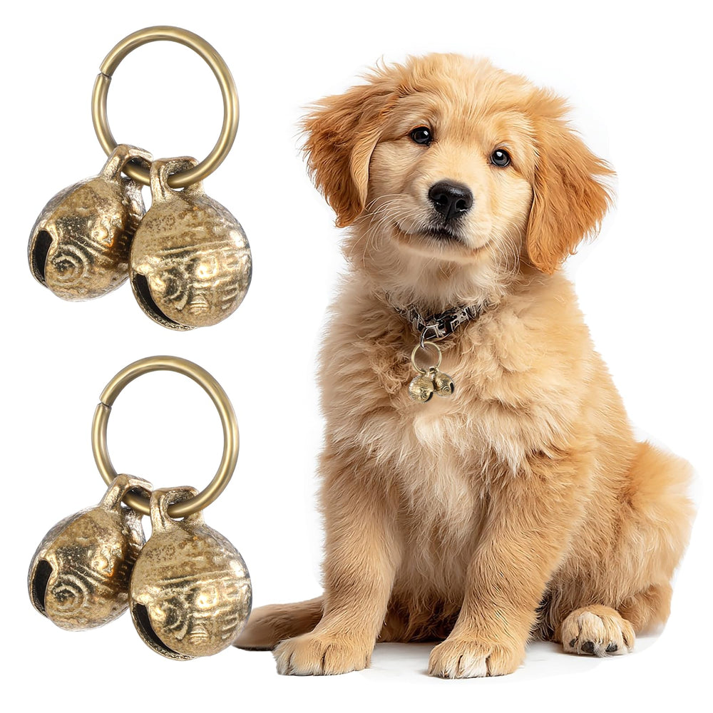 Styquenzer cloche en laiton pour collier chien, son puissant et audible.