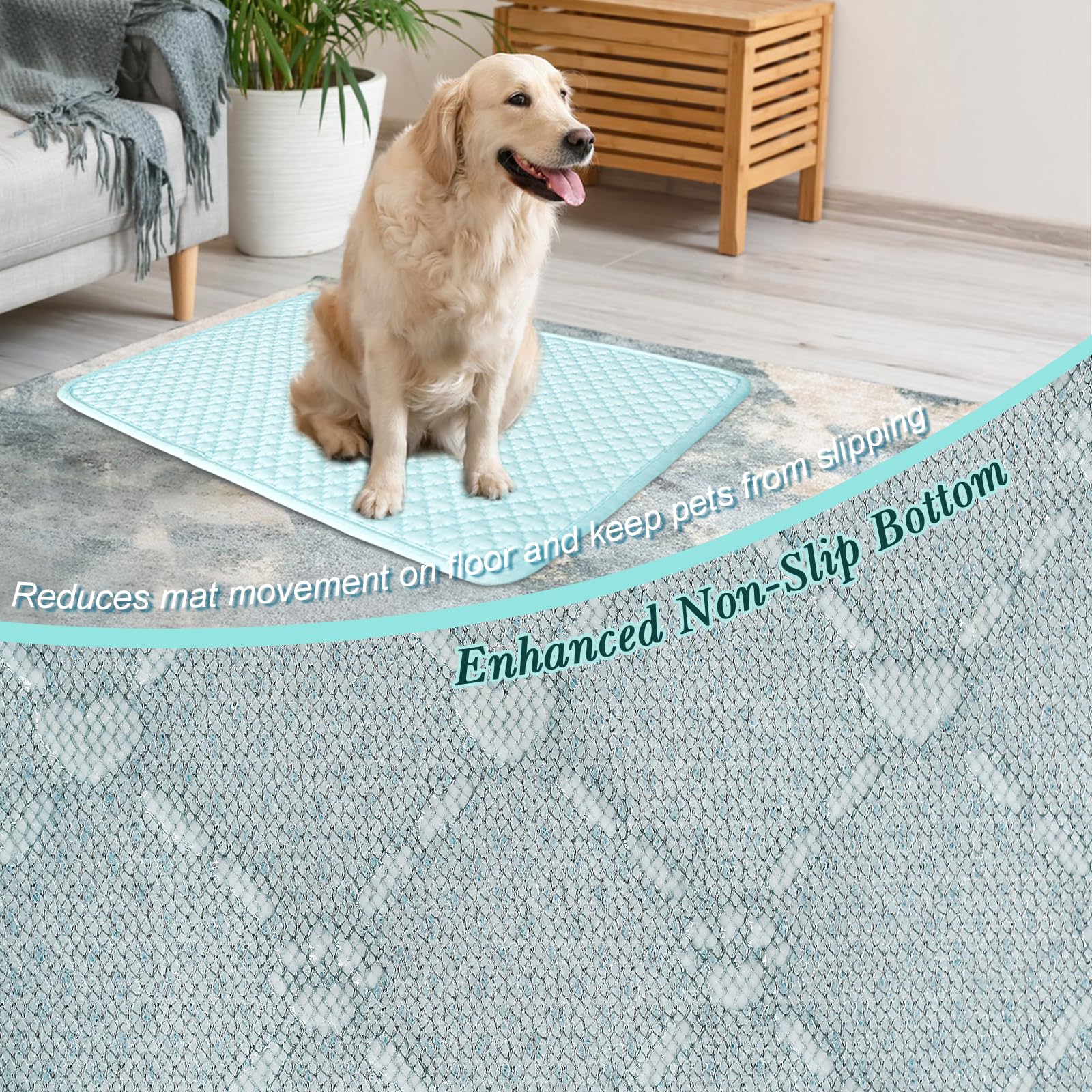 Grand tapis SuBleer, idéal pour les grandes races en chaleur estivale.