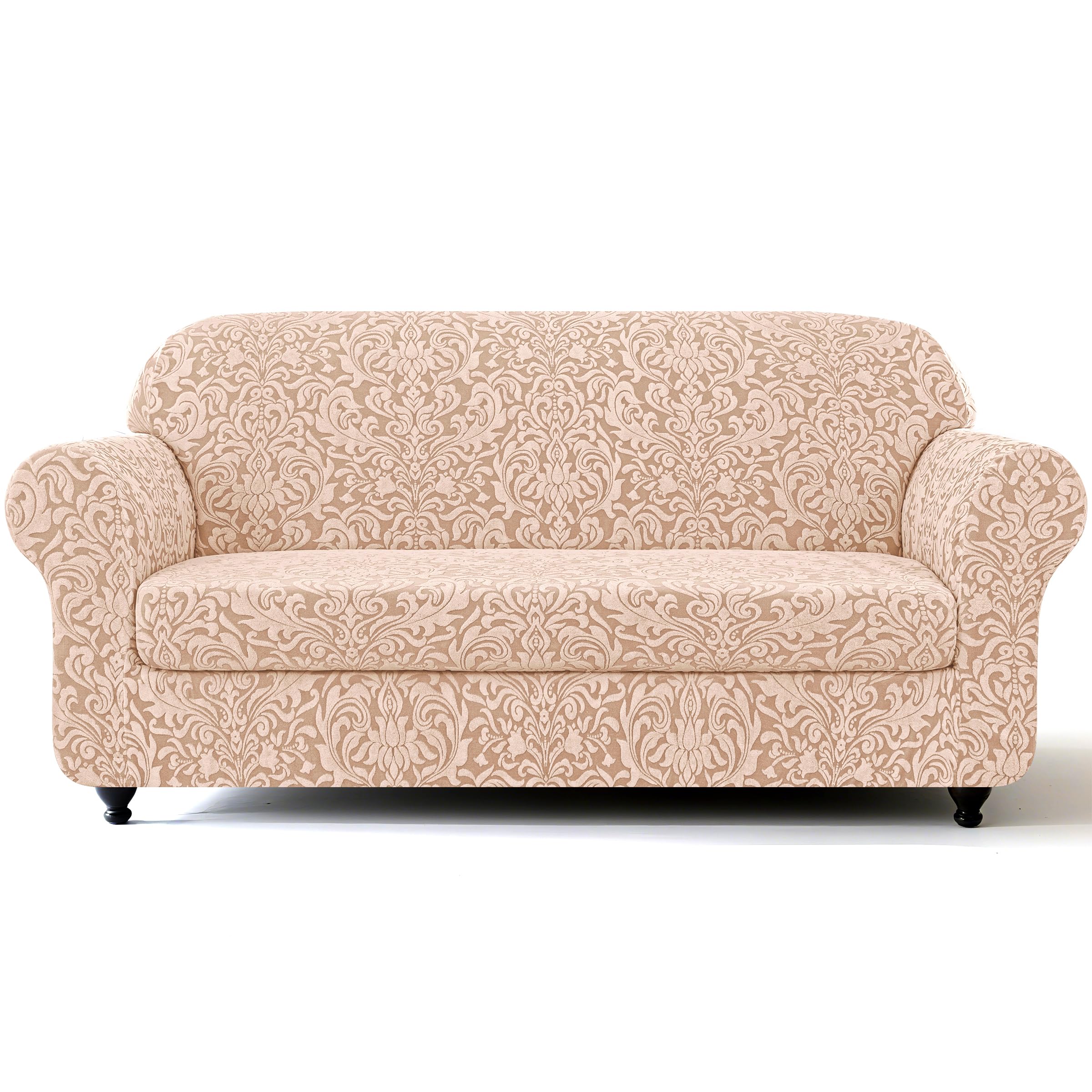 SUBRTEX housse-canape-2places-jacquard-damas protège durablement les taches.