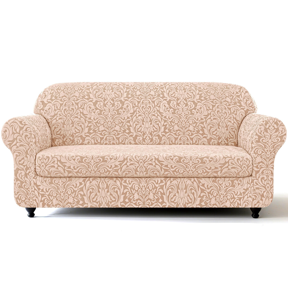 SUBRTEX housse-canape-2places-jacquard-damas protège durablement les taches.