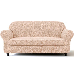 SUBRTEX housse-canape-2places-jacquard-damas protège durablement les taches.