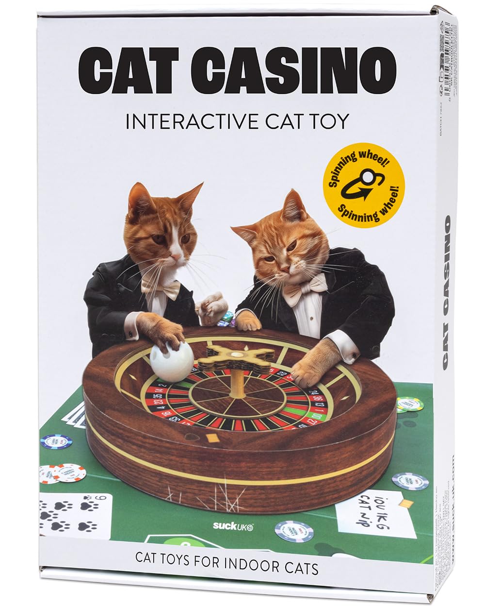Suck UK Cat Casino Roulette Interactif: stimulation mentale et jeu actif.