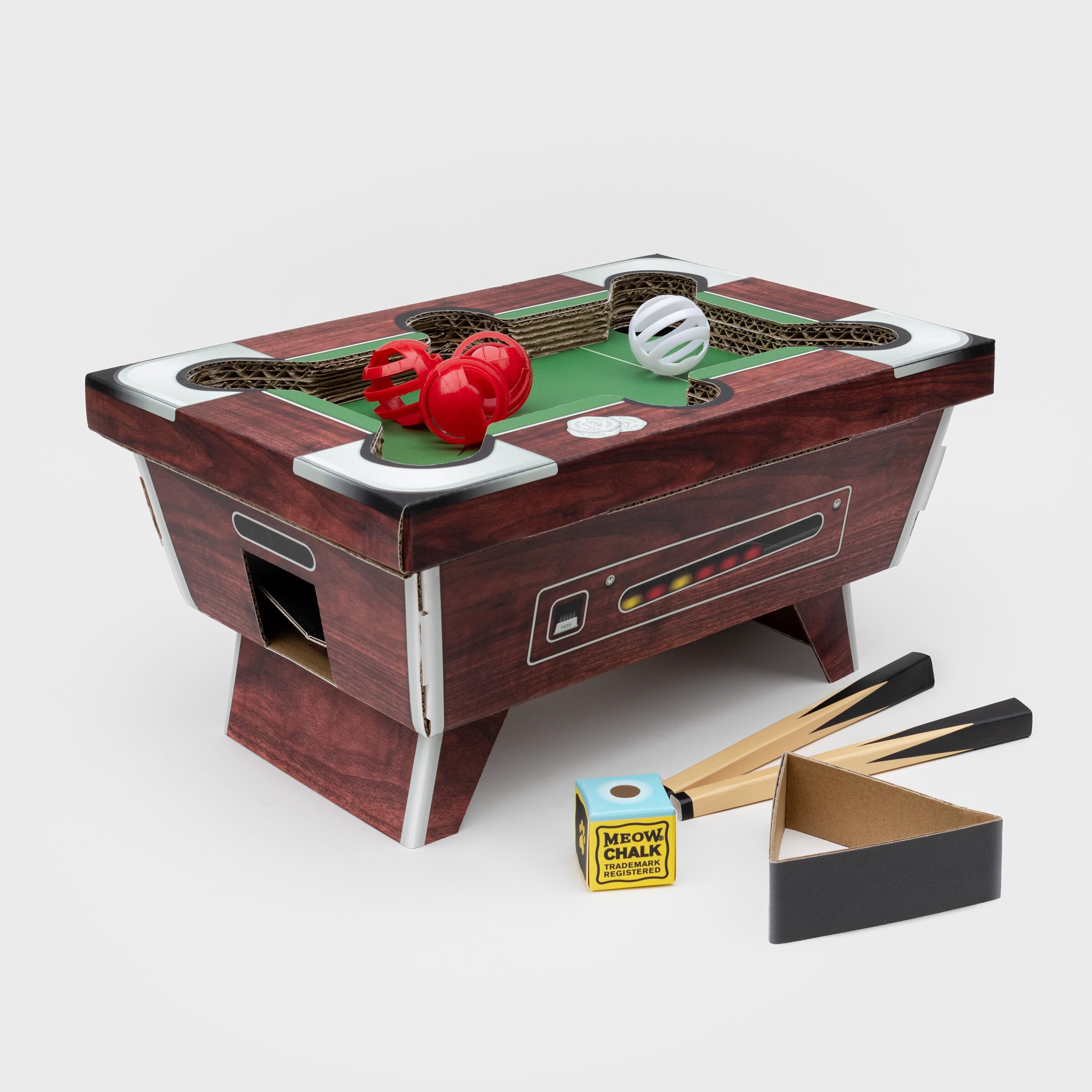 Tapis-grattoir design table billard Suck UK pour chats.