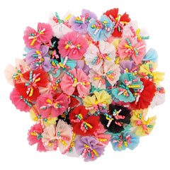 Noeuds en chiffon multicolores Sufermoe pour chiens et chats, style rapide et mignon.