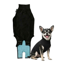 Suitical Recovery Suit avec système clip-up avant pour sorties facilitées.