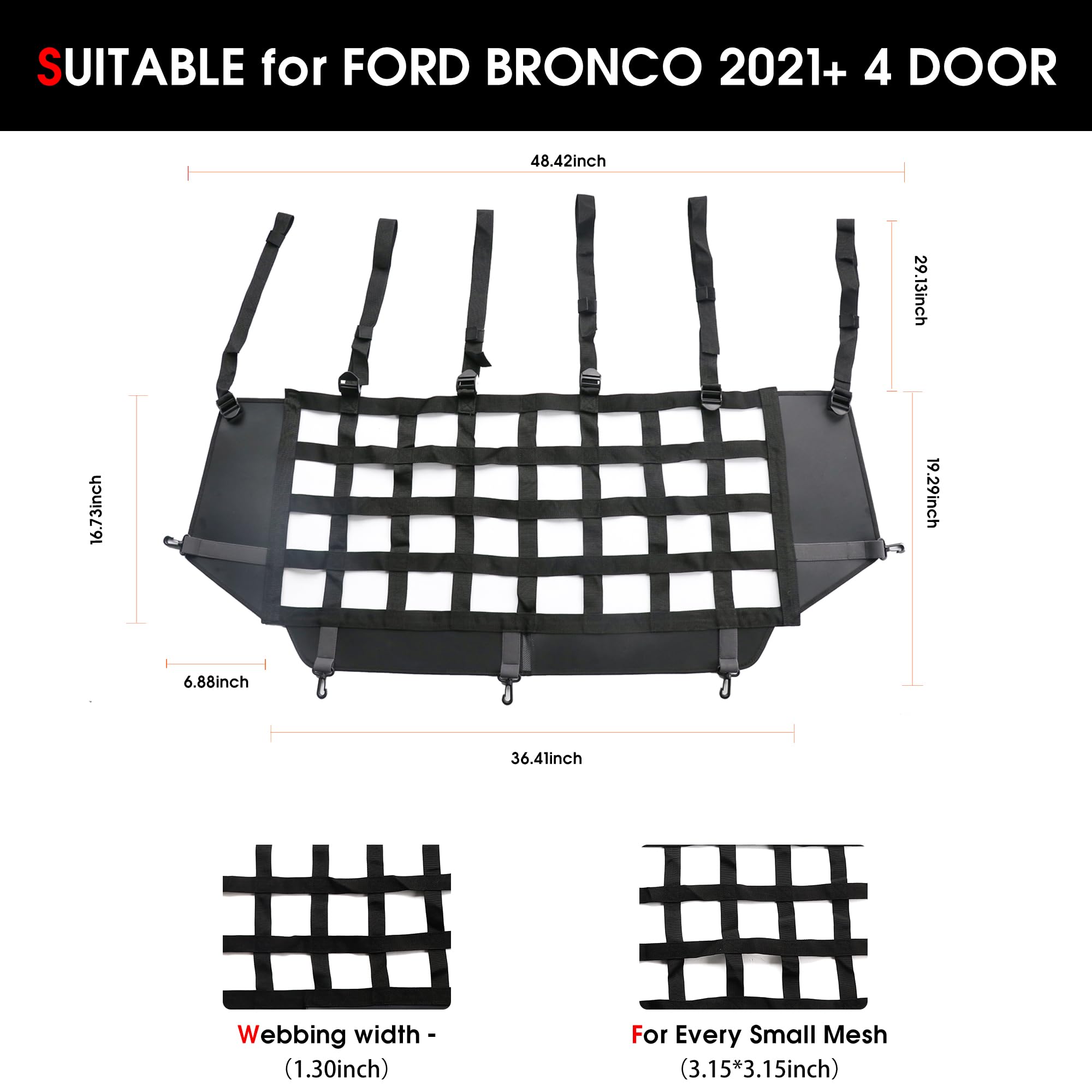Réseau sécurité Sukemichi pour chien Bronco: installation rapide et protection.