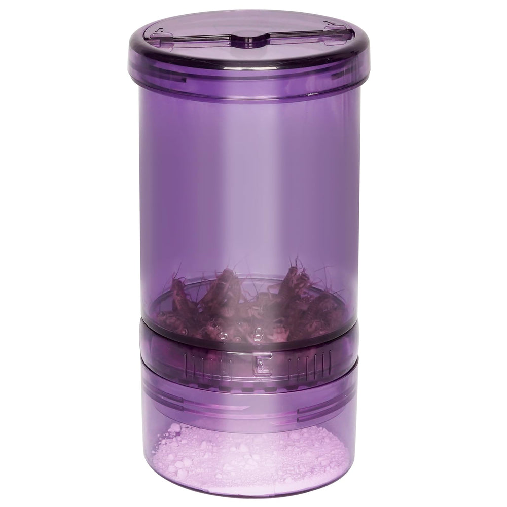 SUKEOPET melangeur-calcium-criquettes, vue transparente montrant un melange homogène