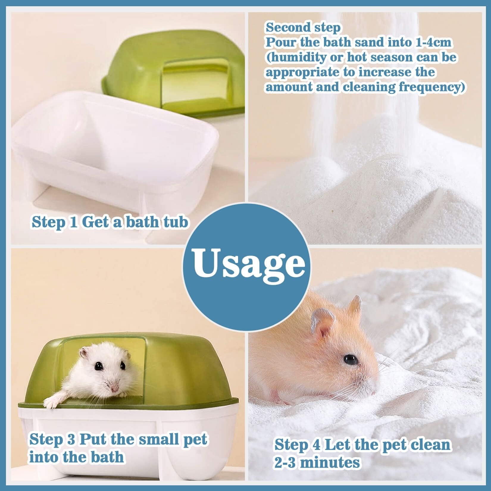 Sukh accessoire hamster — confort quotidien et nettoyage du pelage.